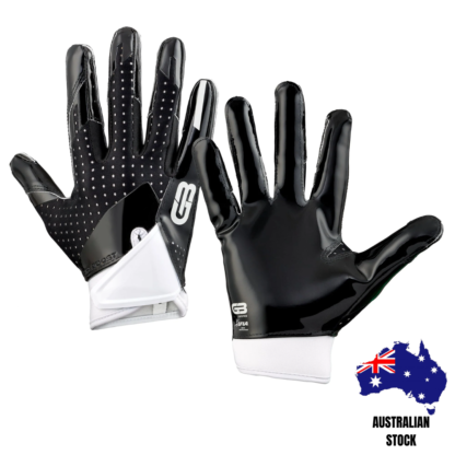 Grip Boost Black Solid Colour Football Gloves
