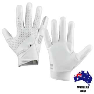 Grip Boost White Solid Colour Football Gloves