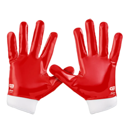 Grip Boost Solid Red Football Gloves